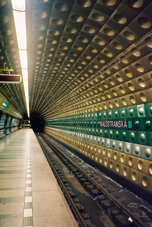 Malostranská station in Praha